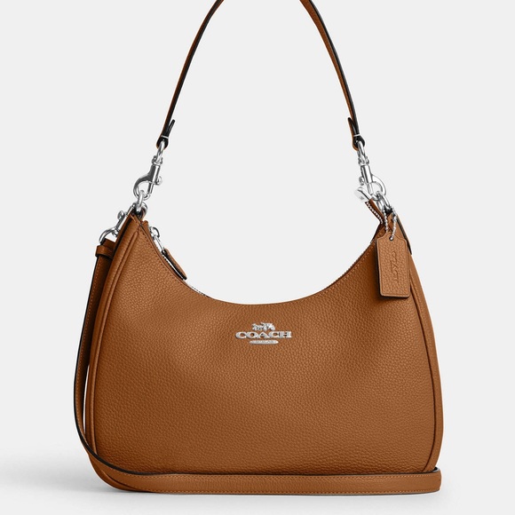 NWT Coach Teri Hobo Bag CJ517 in Light Saddle - Picture 1 of 16
